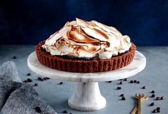 Chocolate Coffee Meringue Pie