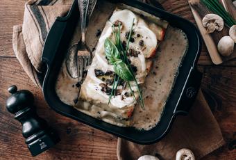 Cannelloni with Mushrooms and Truffles