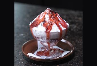 Patbingsu, Korean Desert Made with Red Kampot Pepper