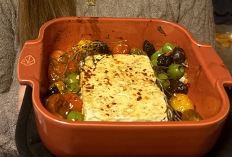 Alayna's Tomato & Olive Feta Dip