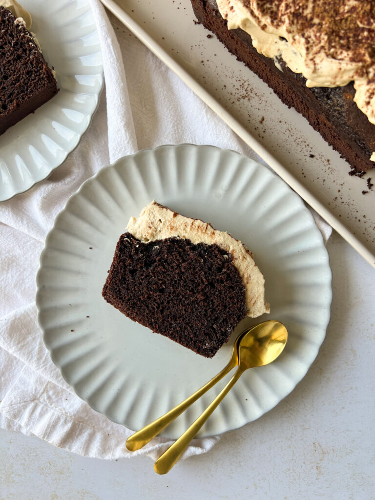 Caramel Clove's Chocolate Loaf with Espresso Mascarpone Frosting