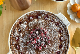 Cranberry Hazelnut Frangipane Tart