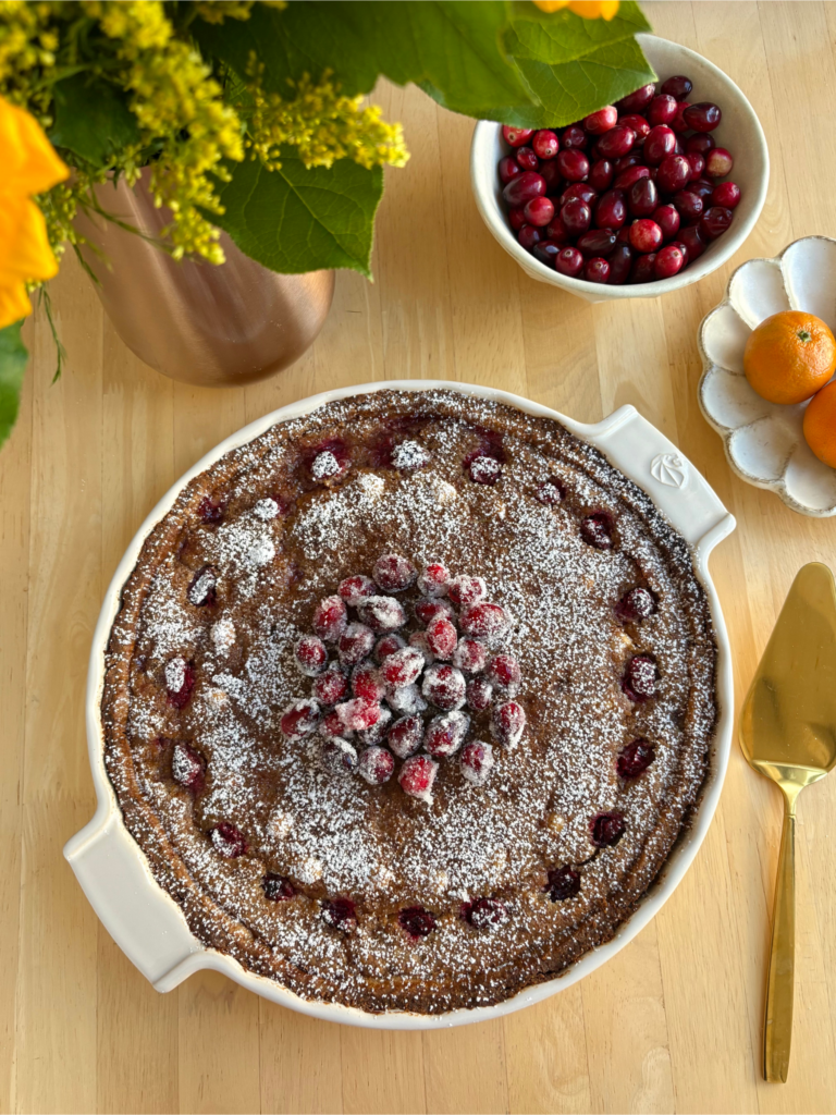 Cranberry Hazelnut Frangipane Tart