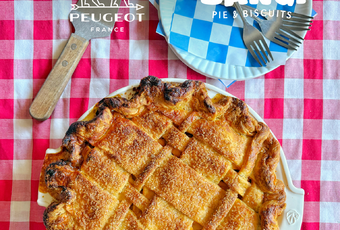 Bang Bang's Bonfire Caramel Apple Pie