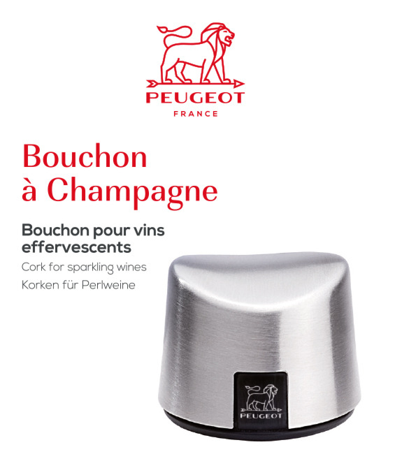 Peugeot Line Champagne Stopper - Thumbnail 4
