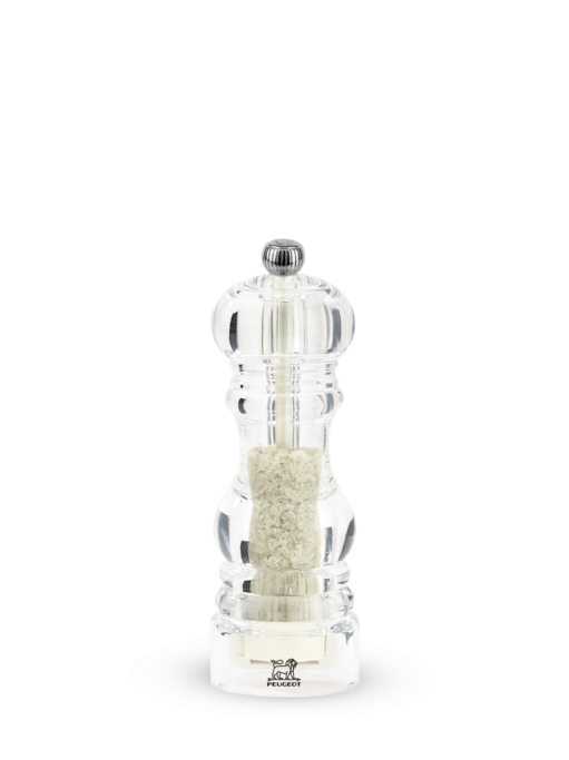 Nancy Manual wet salt mill in acrylic, 18cm - Peugeot Saveurs