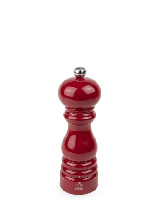Paris u'select Manual wooden pepper mill in passion red gloss, u