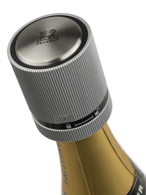 Line Cork for sparkling wines, aluminium, 5,5 cm - Peugeot Saveurs