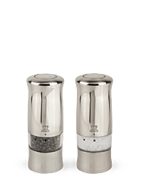 Electric Salt and Pepper Grinder Set -Battery Operated Stainless