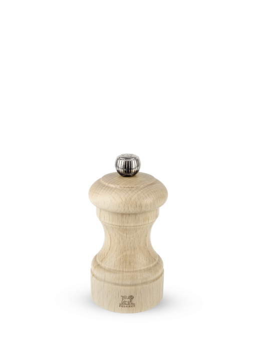 Bistro Manual pepper mill in wood, natural 10 cm - 4in - Peugeot