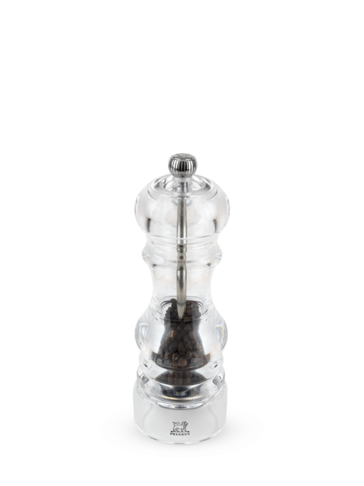 Nancy Manual pepper mill, acrylic, 18 cm - Peugeot Saveurs