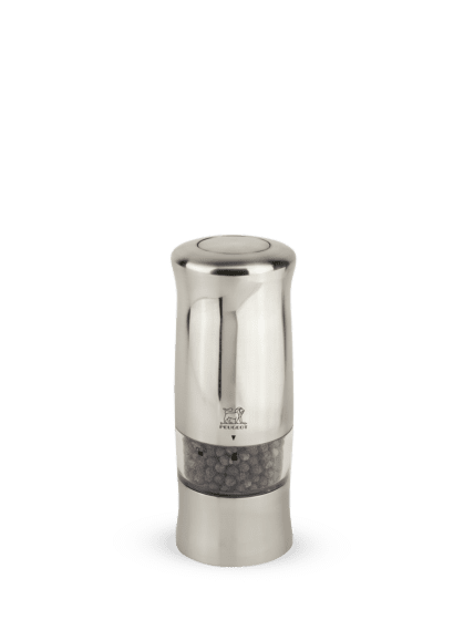  Peugeot Line Manual Salt & Pepper Mill Gift Set Carbon Graphite  Aluminum, 12 cm - 4.75 With Stainless Steel Spice Scoop/Bag Clip (Salt &  Pepper Mills w/ Scoop): Home & Kitchen