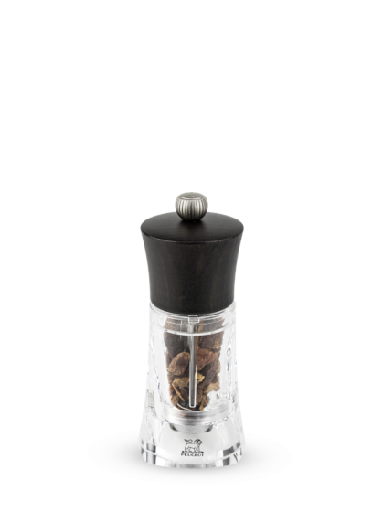 Chili Cutter, Chili Cutter, Chili Mill Made of Stainless Steel and Glass, 17.5 cm High, Spice Cutter, Pepper Mill, Salt Mill, Spice Cutter
