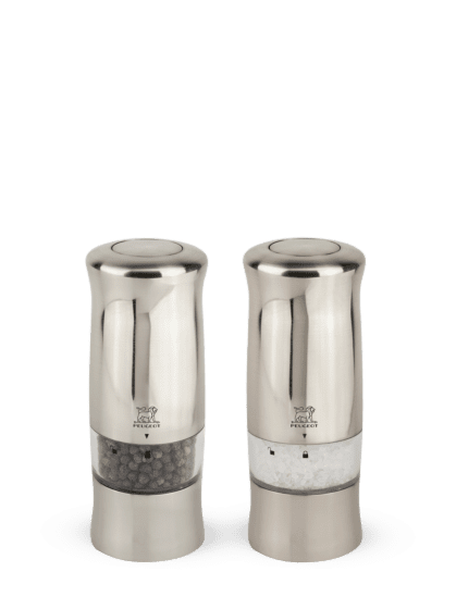 Peugeot Elis Sense Electric Salt & Pepper Mill Set, Stainless