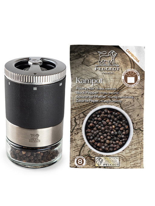Maestro Manual wooden u'select pepper mill with interchangeable