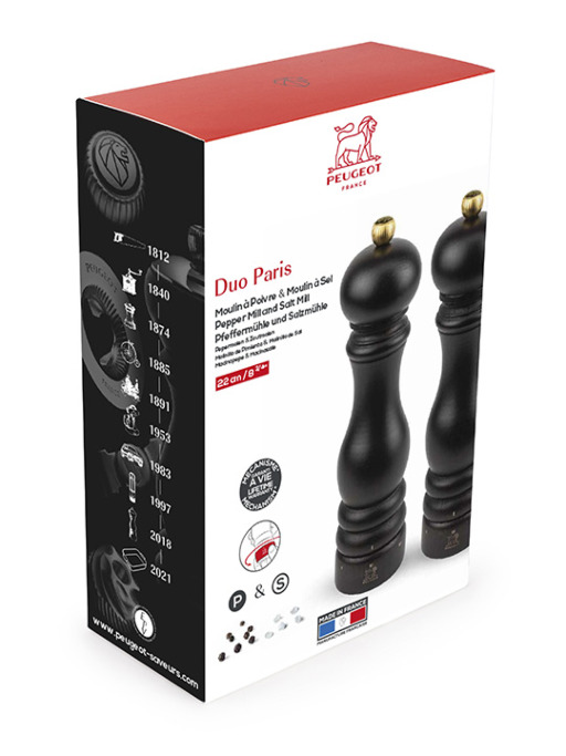 Paris u'select Set of u'select manual wooden salt and pepper mills