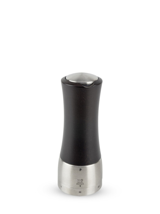 Madras Manual pepper mill in chocolate-coloured wood and stainless