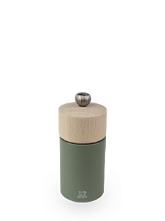 Boreal Manual pepper mill in wood, sky blue, 12 cm - 5 in