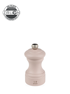 Bistro Manual pepper mill, beech wood, matte black finish, 10 cm