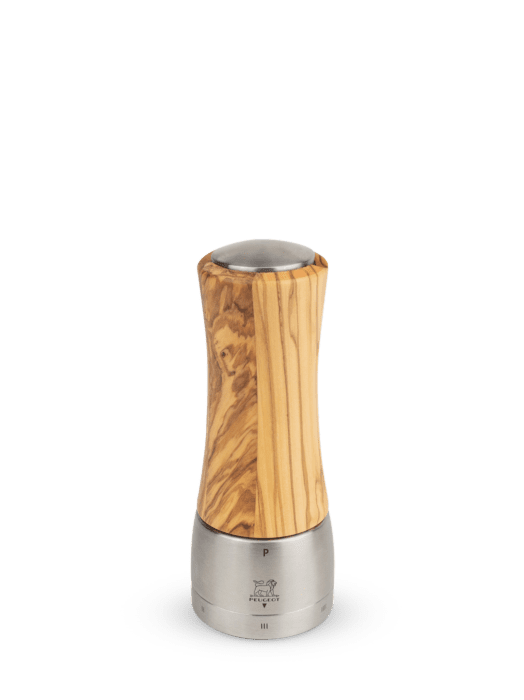 Madras Manual Pepper Mill In Olive Wood And Stainless Steel U'select 16 