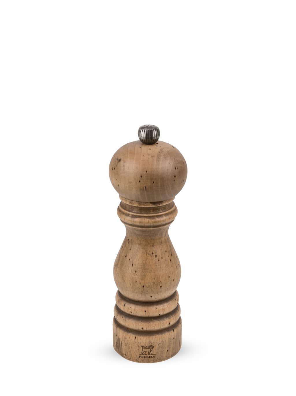 Paris antique Manual pepper mill, beech wood with antique finish