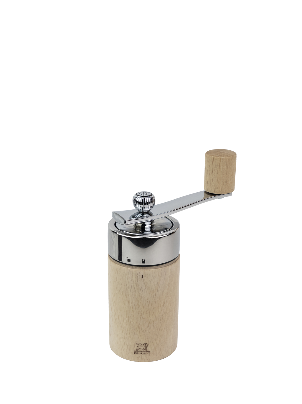 Isen Manual wooden nutmeg mill in a natural finish, 16 cm - 6.25
