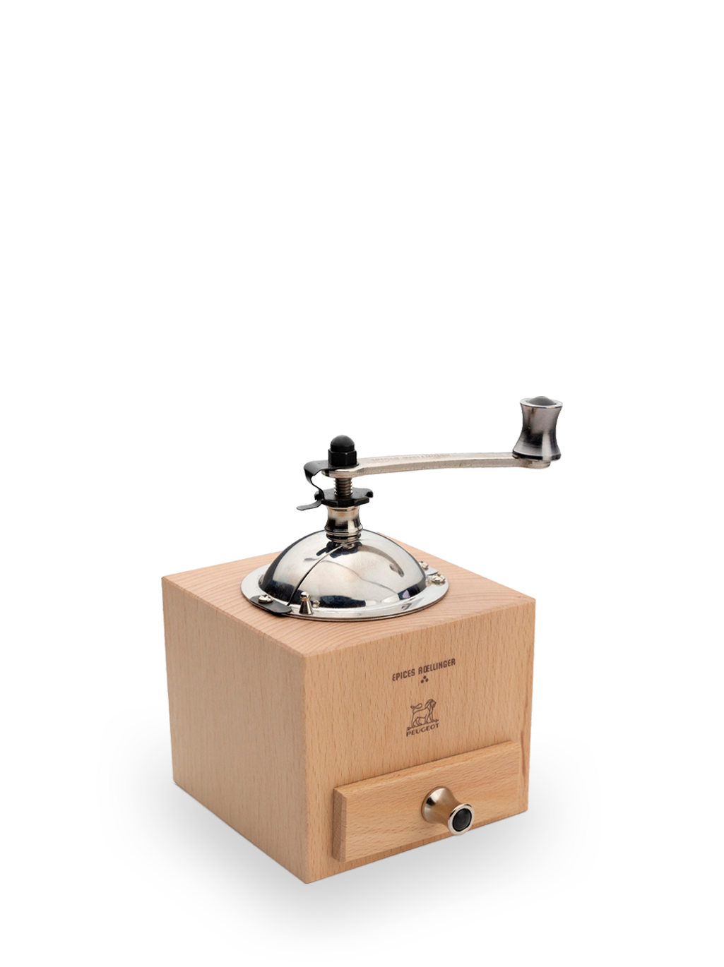 Le moulin d'olivier roellinger Natural manual wooden pepper mill