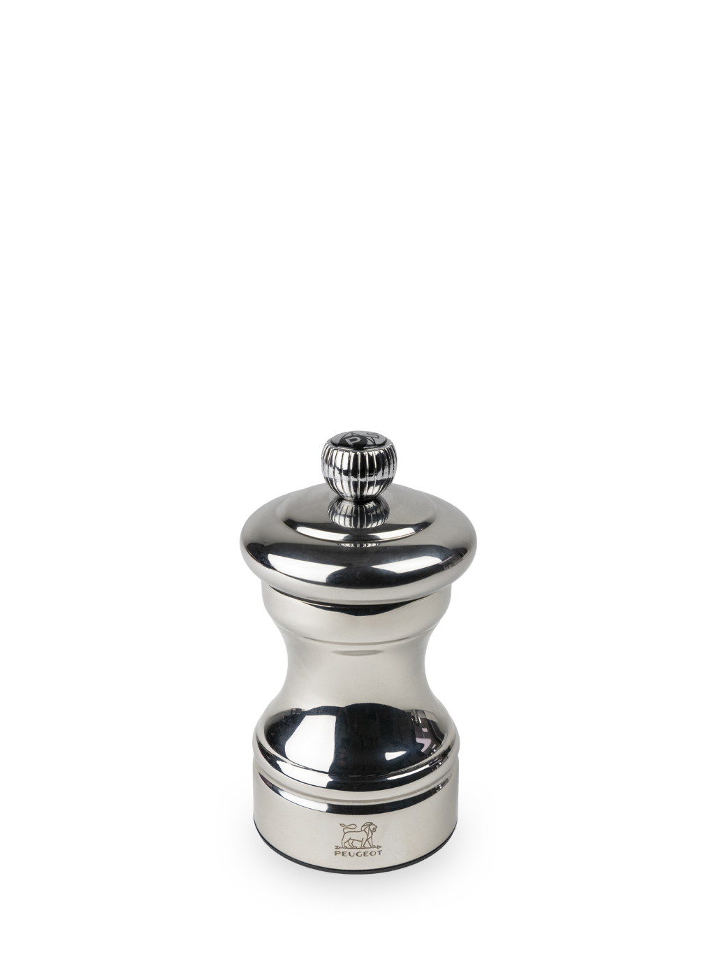 Bistro chef Manual pepper mill, shiny stainless steel, 10 cm - 4