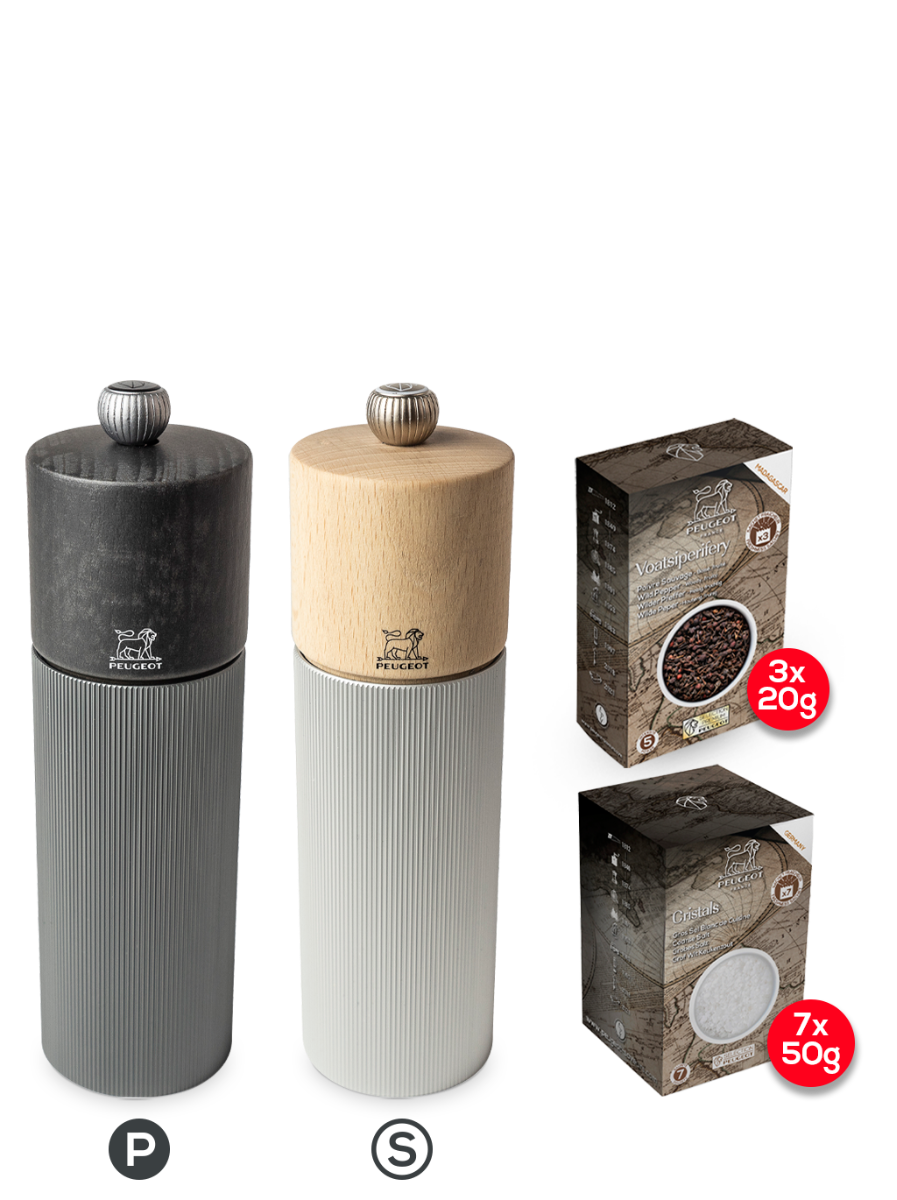Peugeot Salt & Pepper Mill Set - Line